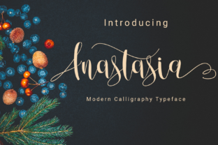 Anastasia Script: A Modern Handwritten Font for Creative Expression