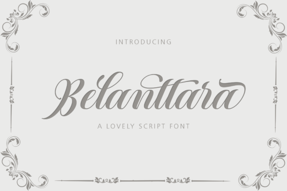 Belanttara: A Handwritten Font with Timeless Charm