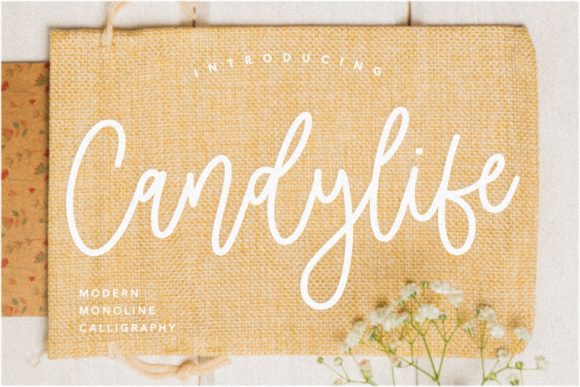 Candylife: A Sweet and Flowing Handwritten Font