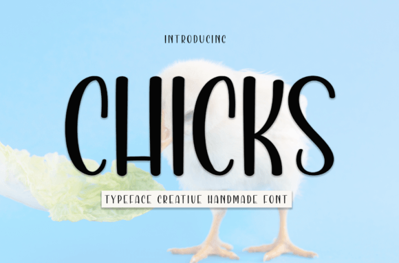Chicks: A Sweet and Friendly Handwritten Font for Creative Projects