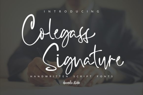 Collegass Signature: A Versatile Font for Modern Design Needs