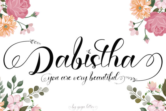 Dabistha: A Handwritten Font with Timeless Elegance