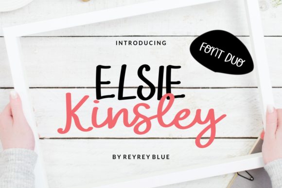 Discover Elsie Kinsley: A Versatile Font Duo for Creative Projects