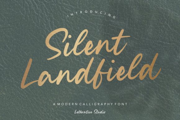 Discover Silent Landfield: A Modern Handwritten Font