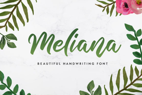 Discover the Beauty of Meliana: A Handwritten Font with Elegant Appeal