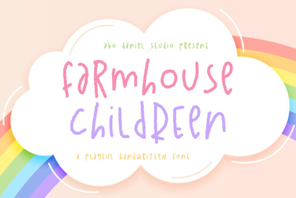 Farmhouse Children Font: A Quirky Handwritten Style for Creative Design