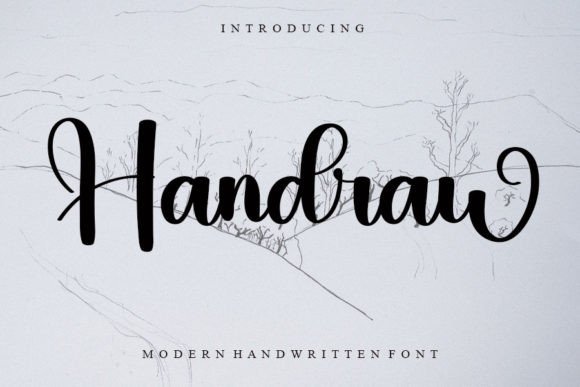 Handraw: A Handwritten Font That Elevates Your Design Projects