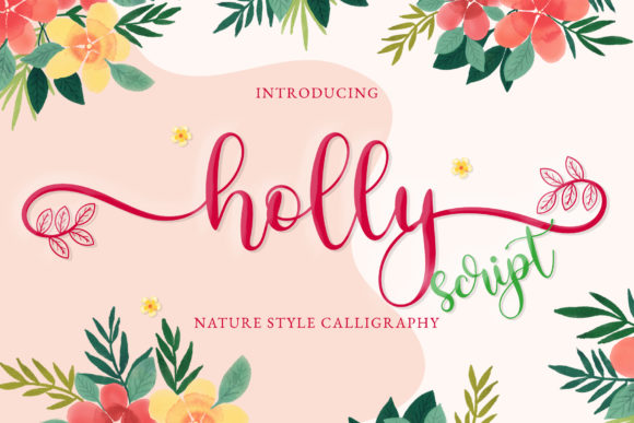 Holly Script: A Delicate Font for Creative Expression