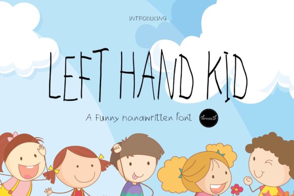 Left Hand Kid: A Playful Font for Creative Expression