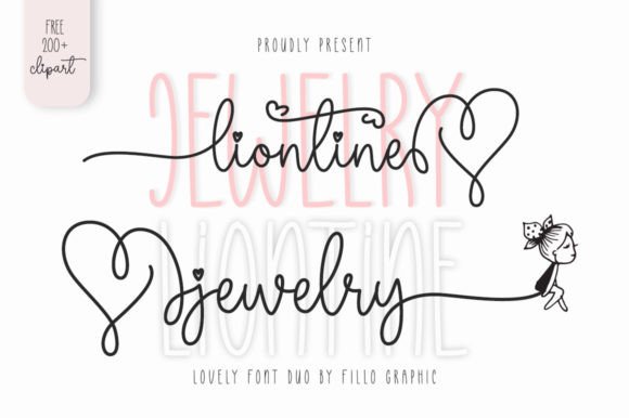 Liontine Jewelry: A Stylish Font Pair for Creative Expression