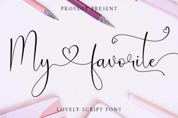 My Favorite: A Versatile Calligraphy Font for Creative and Professional Use