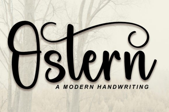 Ostern: A Handwritten Font That Elevates Your Design