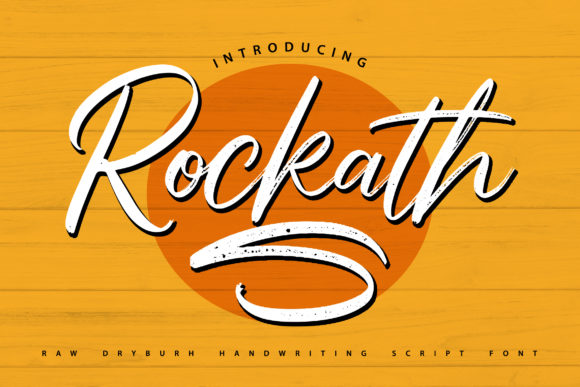 Rockath: A Handwritten Font That Adds Timeless Charm to Your Designs