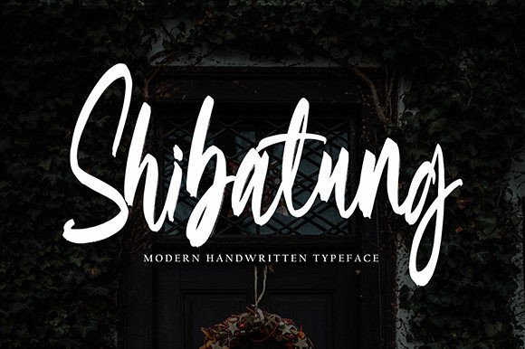 Shibatung: A Cool and Hip Handwritten Font That Elevates Your Creative Projects