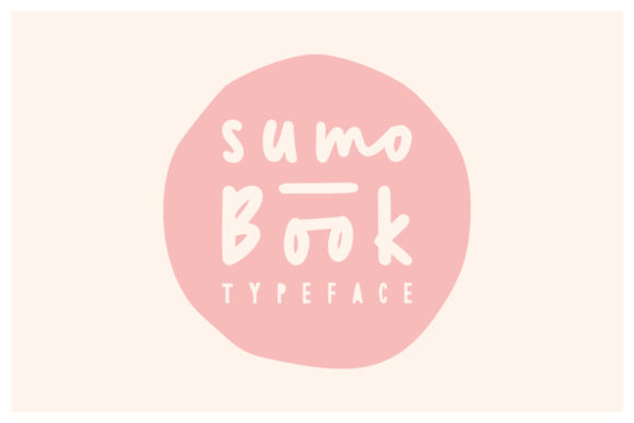 Sumo Book: A Handwritten Font with Heart