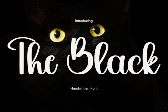 The Black Font: A Timeless Handwritten Style for Every Project