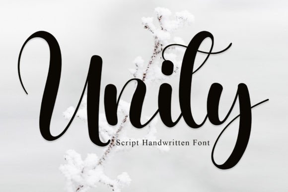 Unity: A Handwritten Script Font for Creative Expression
