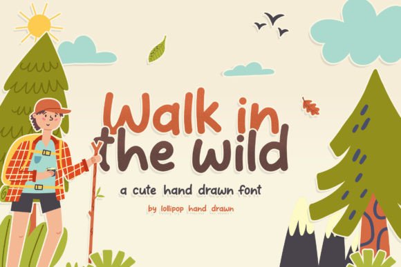 Walk in the Wild: A Handwritten Font That Adds Personality to Your Design