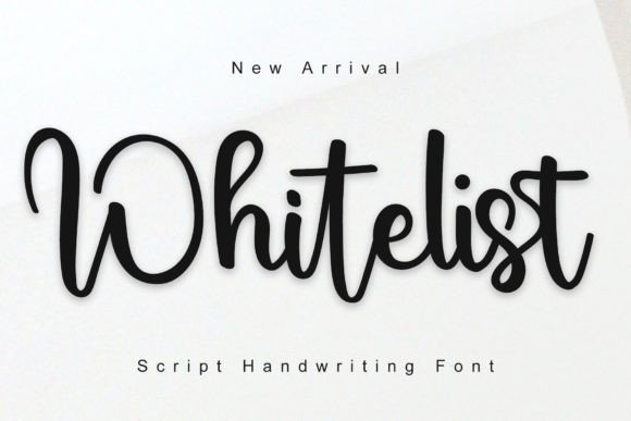 Whitelist: A Playful Handwritten Font for Creative Design